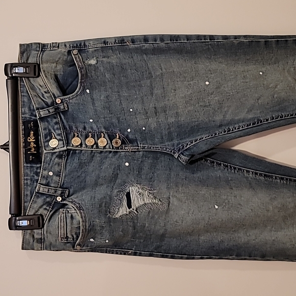 Indigo Rein High Rise Flare Jeans sz 7, NWT - Picture 2 of 7